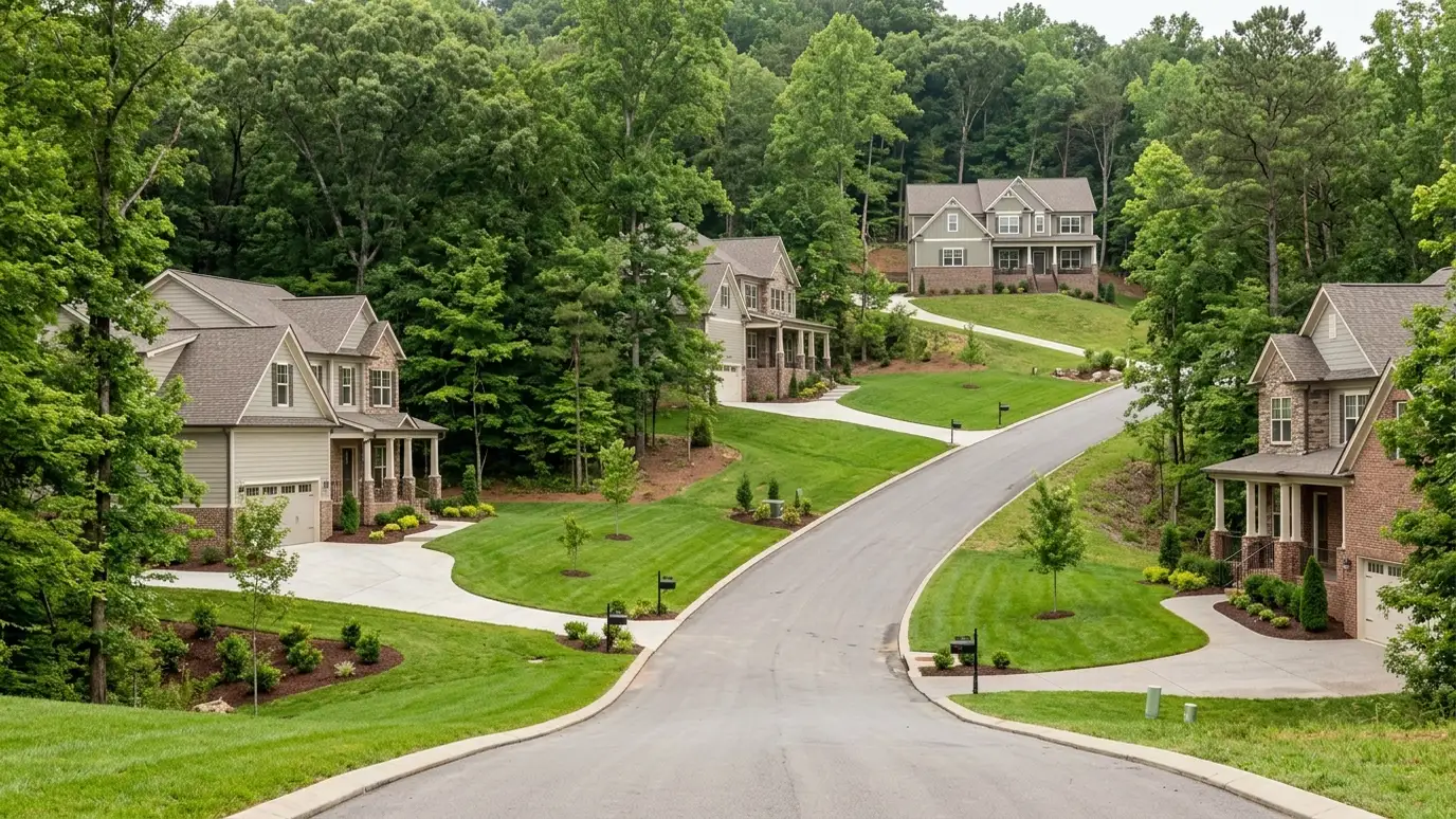 A neighborhood in Fairview, Tennessee