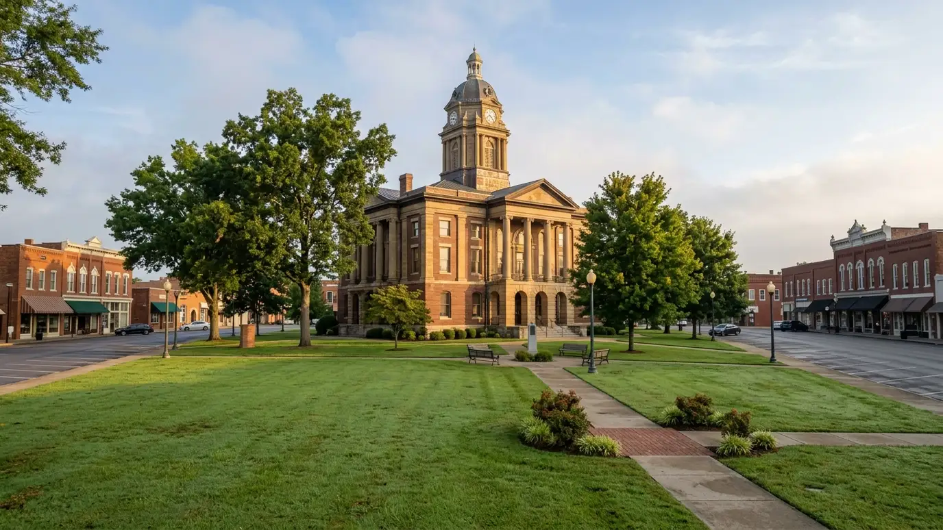 Lawns and neighborhoods in Gallatin, Tennessee