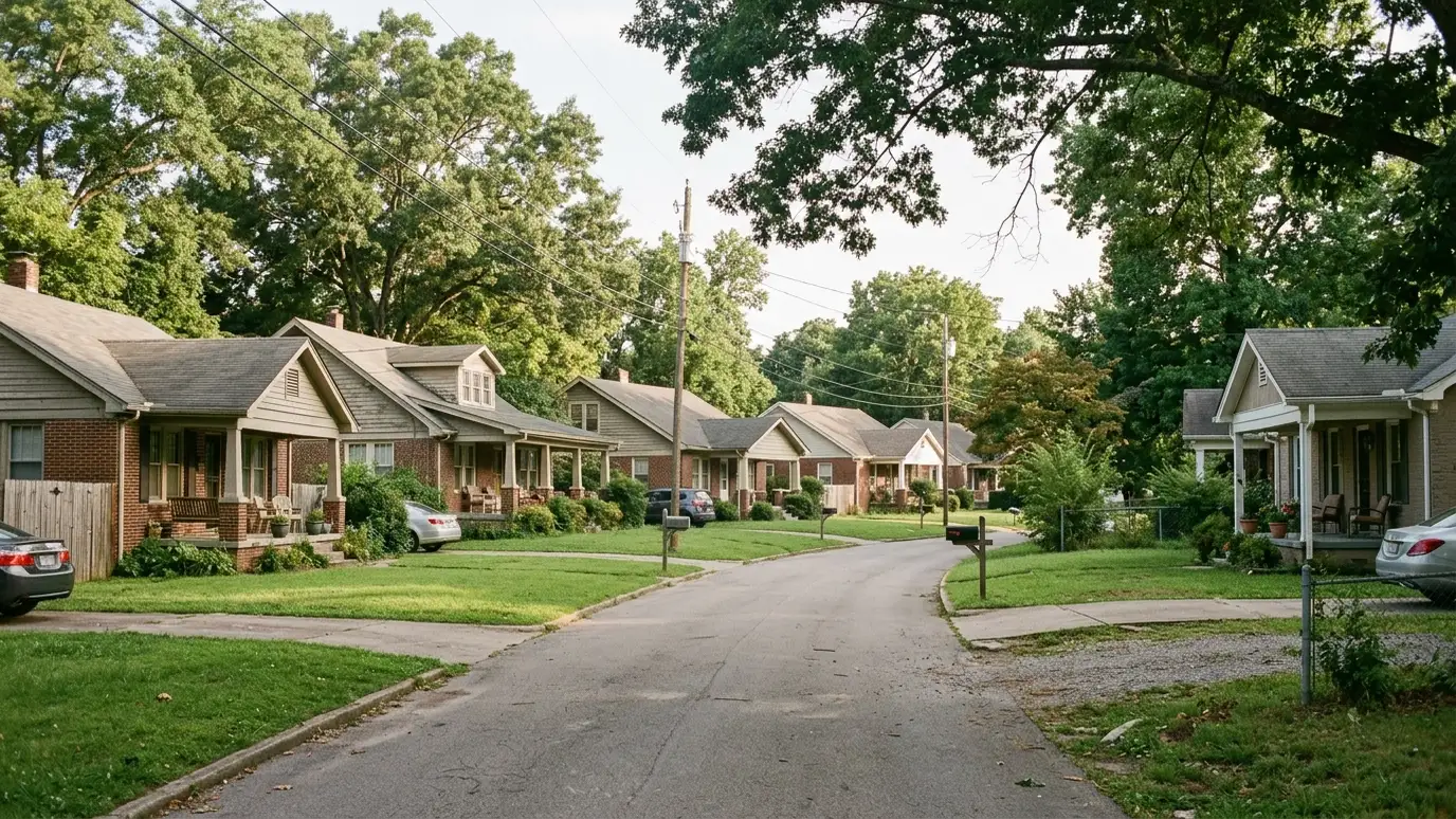A neighborhood in Madison, Tennessee