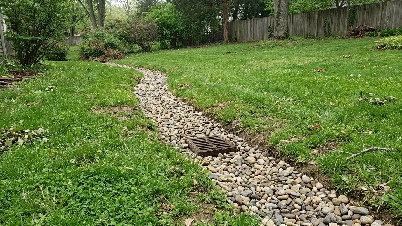 Lawn Drainage and French Drains in Nashville and Middle Tennessee