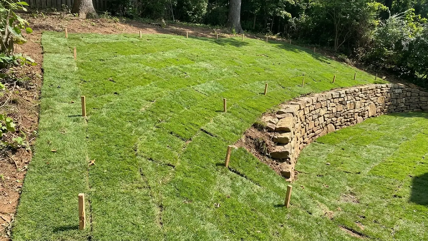 Slope and Erosion Control Sod in Nashville and Middle Tennessee
