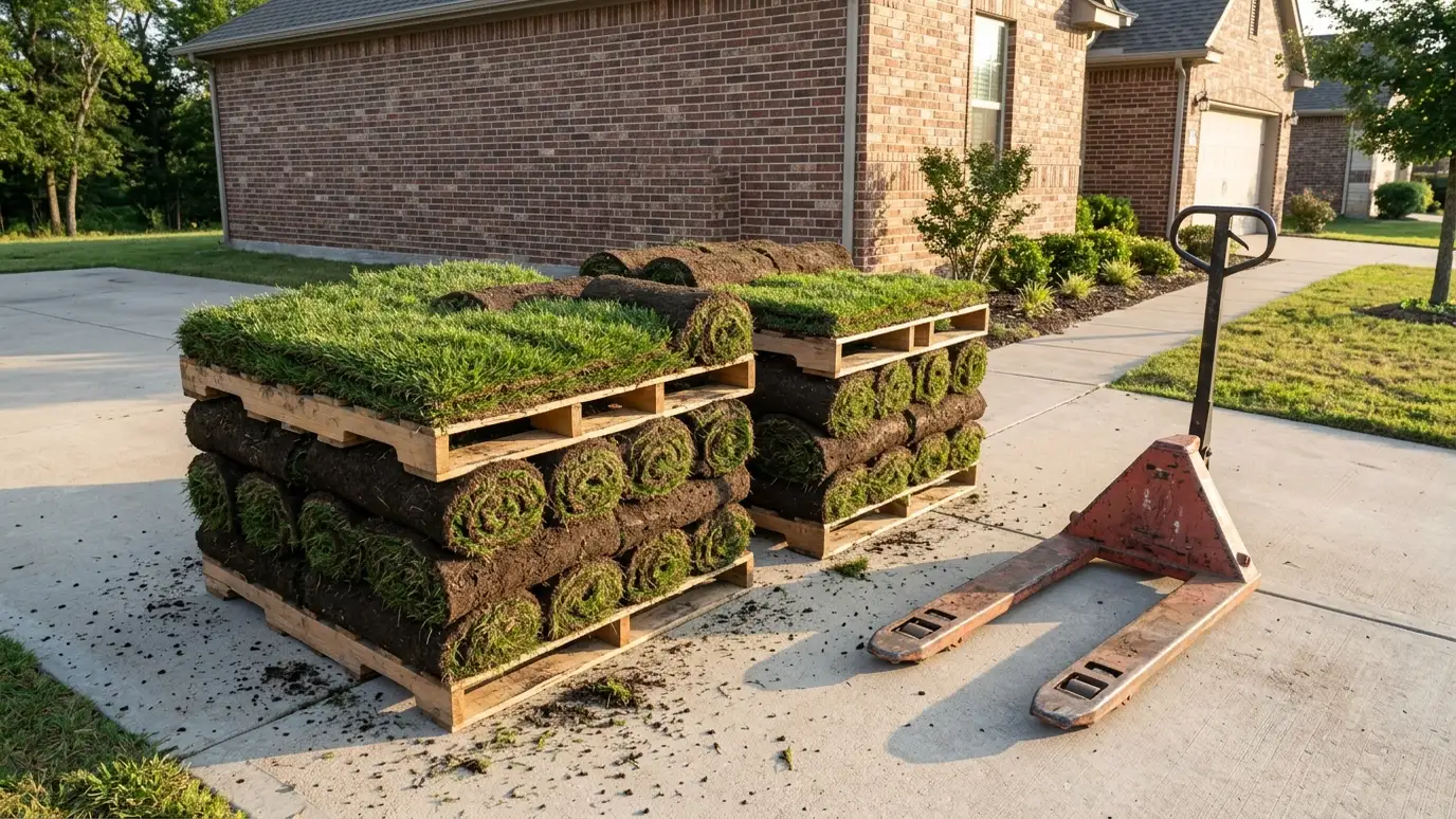 Sod Delivery and Pallets in Nashville and Middle Tennessee